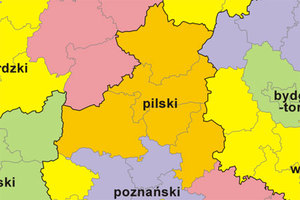 Wielkopolskie powiaty z dofinansowaniem <br />
Subregion pilski (fot. Wikipedia/Aotearoa)