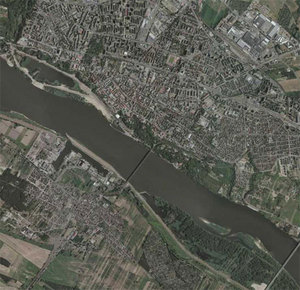 GUGiK zamawia ortofotomapę miast <br />
Płock w Geoportalu
