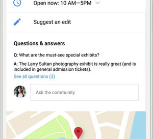 Pytania i odpowiedzi na Mapach Google