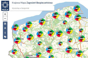 Ponad pół miliona zgłoszeń na Krajowej Mapie Zagrożeń Bezpieczeństwa