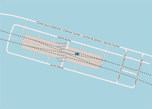 Duży zastrzyk pieniędzy dla OpenStreetMap <br />
Tunel pod kanałem La Manche na mapie OSM