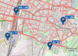 Poznań udostępnia dane o miejscach parkingowych