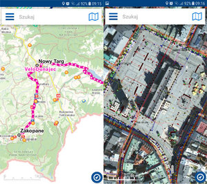 Spore zmiany w małopolskiej aplikacji mapowej