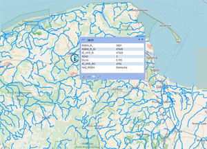 Mapa podziału hydrograficznego jako dane publiczne