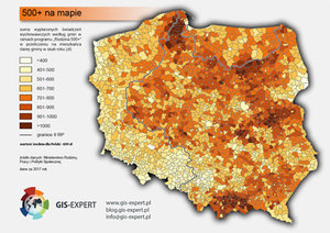 Program 500+ na mapie