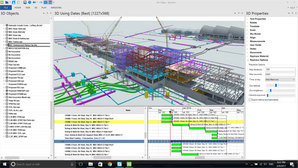 Bentley Systems przejmuje firmę od modelowania budowy w 4D <br />
Model 4D projektu budowlanego lotniska w oprogramowaniu Synchro PRO