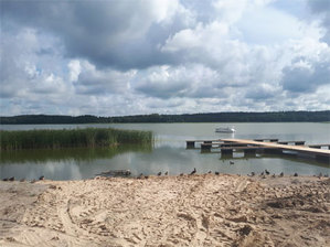 Sporo chętnych do prac geodezyjnych w powiecie gołdapskim <br />
jez. Gołdap (fot. JK)