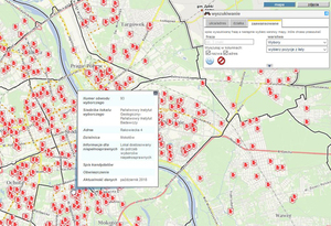Lokale wyborcze i nowa warstwa WMS w serwisie mapowym Warszawy