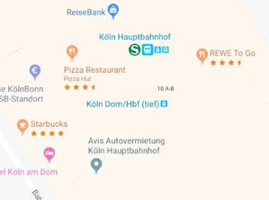 Gwiazdki i śledzenie na Mapach Google <br />
fot. Android Police