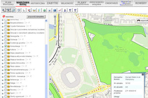 Kolejna warstwa w warszawskim geoportalu