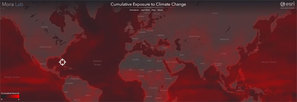 Zmiany klimatyczne na interaktywnej mapie