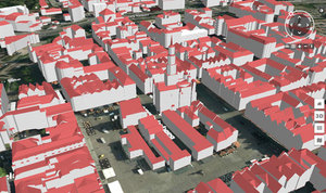 3D Tiles standardem OGC <br />
Geoportal 3D Poznania działający w technologii Cesium