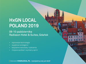 Zaproszenie na konferencję HxGN Local Poland 2019