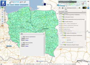 Geoportal: podstawowa osnowa pozioma do pobrania