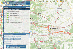 Małopolską IIP czeka rozbudowa <br />
Obecny geoportal MIIP