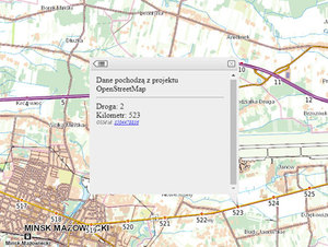 Pikietaż dróg w Geoportalu