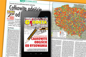 Sierpniowe wydanie GEODETY cyfrowego już do pobrania