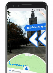 Google wprowadza rzeczywistość rozszerzoną do mobilnych map