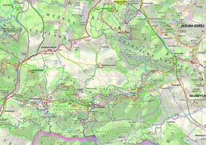 Poznaliśmy Mapy Roku 2018 <br />
Fragment mapy Gór Wałbrzyskich i Kamiennych