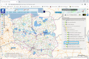 Jaki jest stan informatyzacji narad koordynacyjnych w powiatach? <br />
Źródło: geoportal.gov.pl