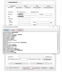 Oprogramowanie Geo-Info zintegrowane z PESEL <br />
Przykład wykorzystania interfejsu w module Geo-Info Ośrodek