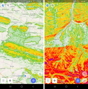 OsmAnd 3.7, czyli mapy spadków w smartfonie