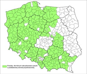 Spora aktualizacja danych podstawowej osnowy wysokościowej