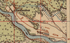 Blisko tysiąc nowych nabytków w Archiwum Map WIG <br />
Mapa 1:42 000, fragment arkusza Michaliszki, wyd. Robotniczo-Chłopska Armia Czerwona, 1930 r.