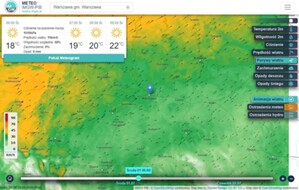 Mapy MeteoPG również na nowym portalu IMGW