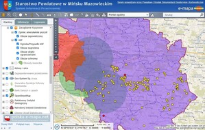 Nowe funkcje w serwisach mapowych Geo-Systemu