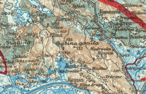 Kolejne nowości w Archiwum WIG <br />
Austro-węgierska mapa ogólna Europy Środkowej 1:200 000, fragment arkusza Mostar, wyd. K.u.k. Militärgeographisches Institut in Wien, 1919 r.