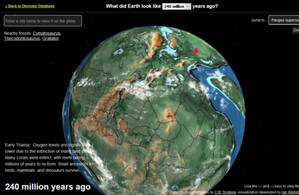 Wirtualny globus pozwala przenieść się w czasie nawet 750 milionów lat wstecz