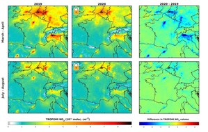 Czy pandemia koronawirusa poprawiła jakość powietrza? <br />
Contains modified Copernicus Sentinel data (2019-20), processed by KNMI/BIRA-IASB