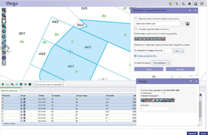 Poznań: e-usługi nie tylko dla geodety <br />
Portal Geodety. Określenie obszaru objętego zgłaszaną pracą odbywa się m.in. poprzez wyszukiwanie działek po danych ewidencyjnych