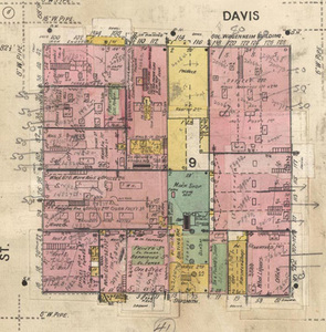 Dawna Ameryka na mapach w sieci <br />
fot. Insurance Maps of San Francisco, 1905