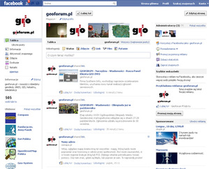 Już 500 fanów Geoforum na Facebooku