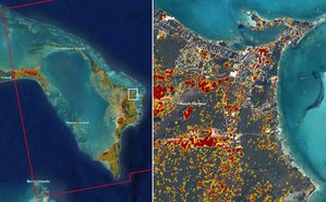 Skutki huraganu Dorian okiem satelity Sentinel-1