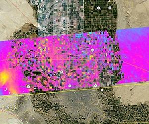 NASA kartuje deformacje terenu w Meksyku