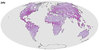 Mapa fluorescencyjna świata od NASA