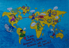 Mapa świata według przedszkolaka