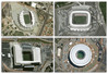 Brazylijskie stadiony widziane z kosmosu
