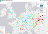 Zanieczyszczenie powietrza na europejskiej mapie