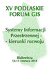 Zapowiedź XV Podlaskiego Forum GIS