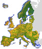 Nowa mapa pokrycia terenu w Europie opracowana przez CBK PAN 