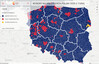 Wyniki I tury wyborów prezydenckich na mapach