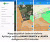 Jest aplikacja mobilna z mapami polskich lasów