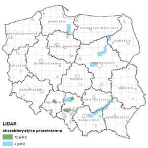 Nowe dane wysokościowe w PZGiK <br />
Zakres nowo przyjętych danych