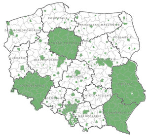 Geoportal: już ponad połowa kraju z wysokorozdzielczą ortofotomapą <br />
Zasięg aktualizacji