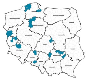 Kolejna aktualizacja BDOT10k <br />
Zasięg aktualizacji