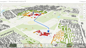 Potencjał dronów w walce z koronawirusem <br />
fot. Esri Polska